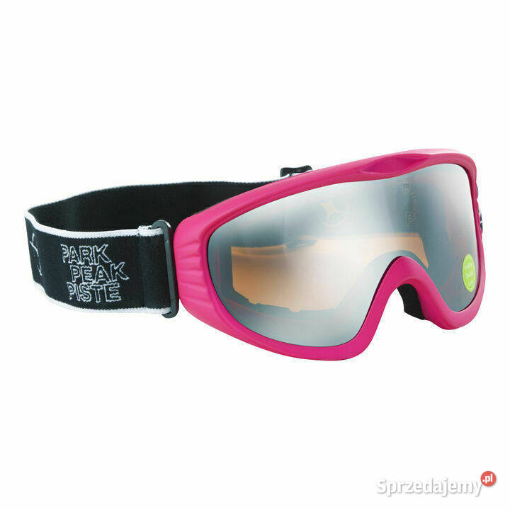 Gogle narciarskie Manbi Park Peak Piste Vulcan różowe okular