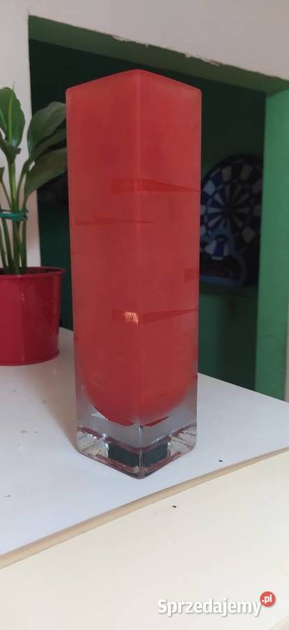 Wazon w stylu Murano Sommerso Vintage Prl Porcelana i szkło Chorzów