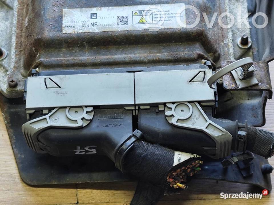 Opel Astra H 17CDTI STEROWNIK KOMPUTER SILNIKA osobowe Czujniki i sterowniki wielkopolskie