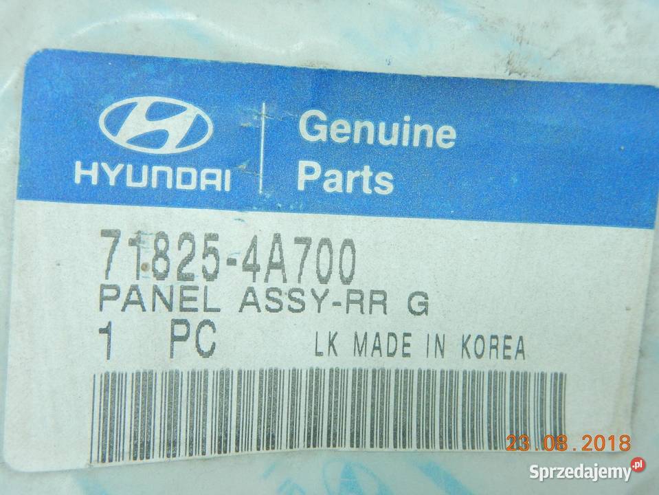 OSŁONA PANELU NADWOZIA HYUNDAI H1 0206 ORYGINAŁ