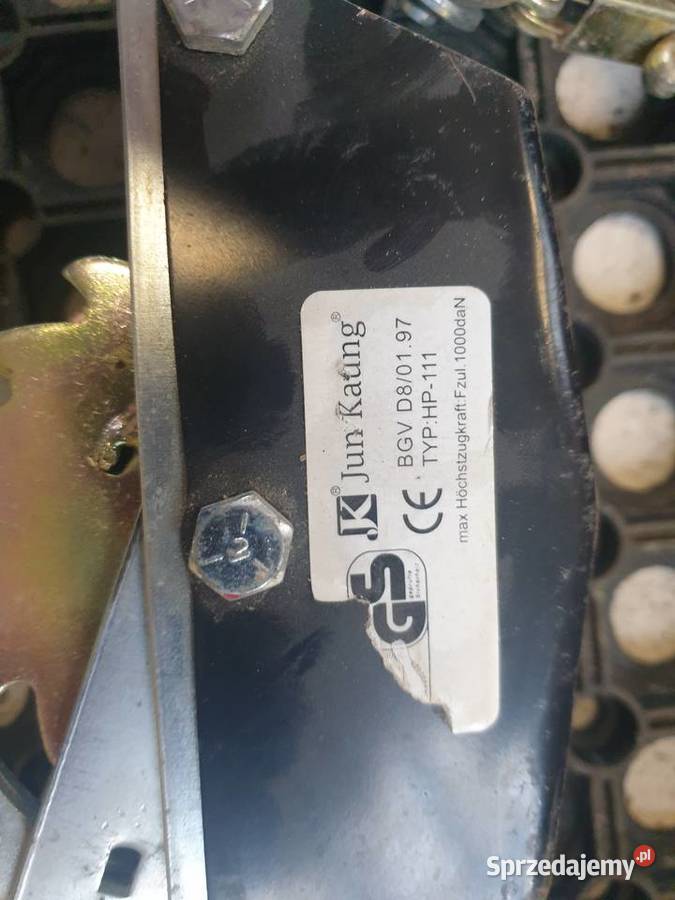 WYCIĄGARKA RĘCZNA WCIĄGARKA LINOWA 1000KG 1T HAKI