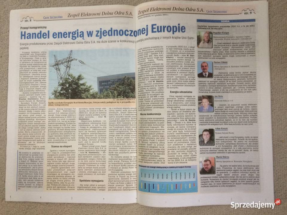 3463 Zespół Elektrowni Dolna Odra SA W Unii Antykwariat zachodniopomorskie Szczecin