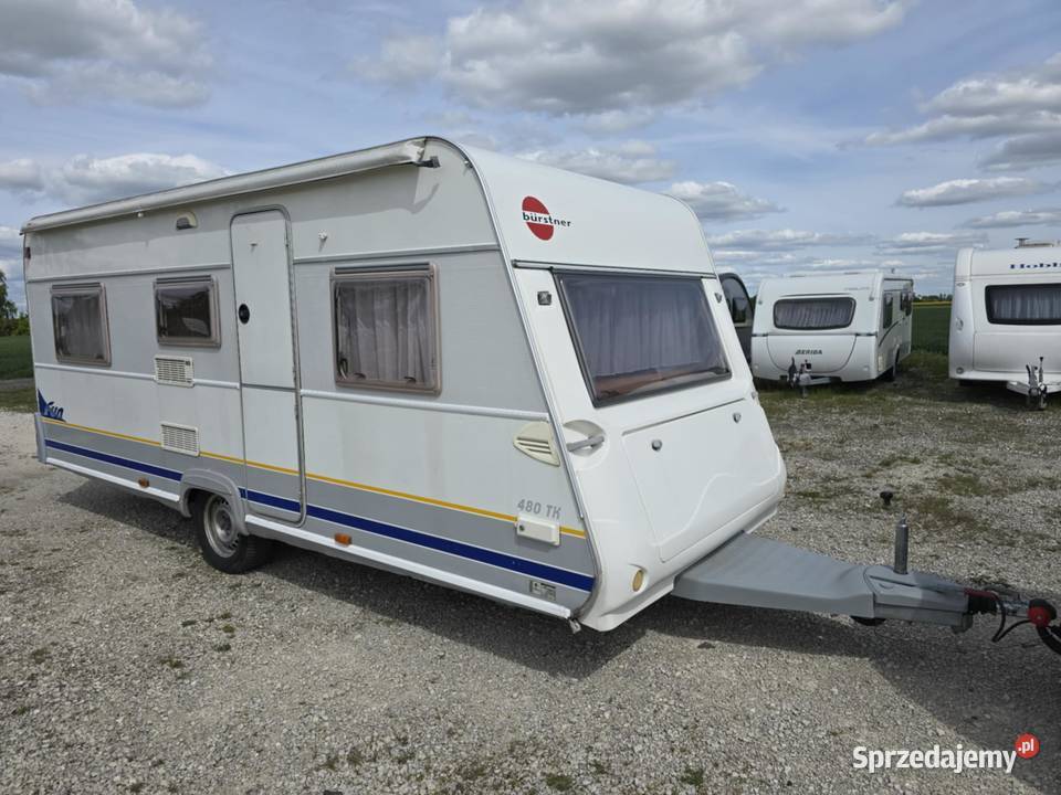 Burstner Fun 480 TK markiza Burstner Kempingowe łódzkie Bedlno