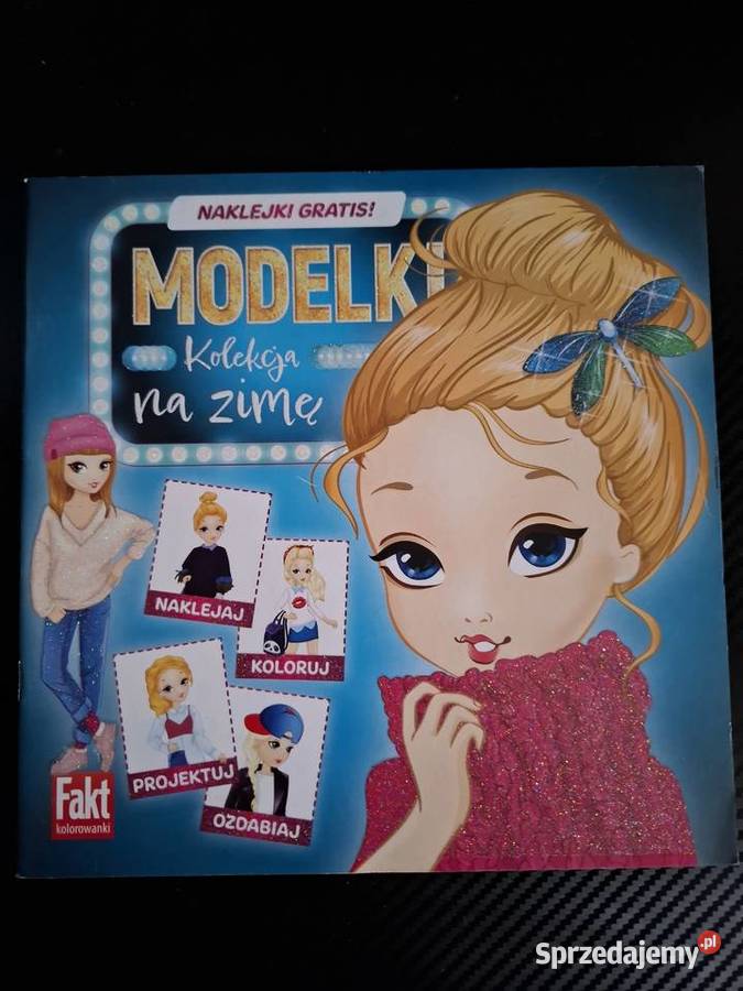 Modelki Kolekcja na Zimę Książka z Naklejkami Warszawa