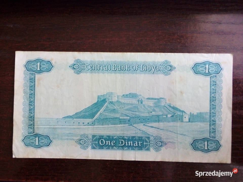 Banknot 1 dinar Libia Płońsk