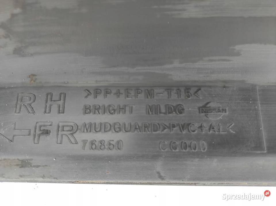 LISTWA PROGOWA PRAWA INFINITI FX35 FX45 20032006 Karoseria wielkopolskie Nowy Tomyśl