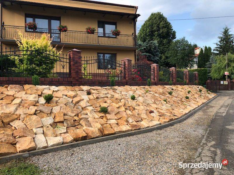 Kamień ogrodowy do ogrodu płaski na skalniak Radomsko