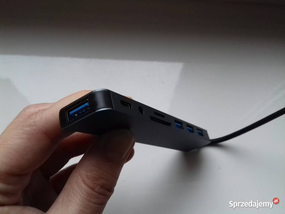 Adapter USBCA 30 20 microSD SD Jack 35mm 8w1 Bydgoszcz