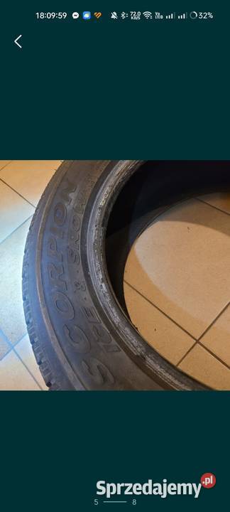 Opony zimowe PIRELLI SCORPION Audi Q7 VW 25555R