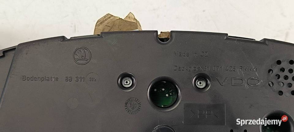 LICZNIK ZEGAR SKODA OCTAVIA I LIFT 1U0920801J osobowe Lipno