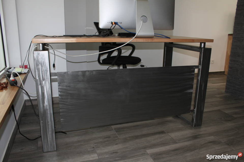 Biurko Metal i Drewno Loft Industrial styl 145cm podlaskie