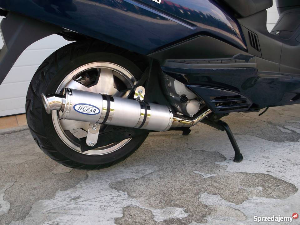 HUZAR EXHAUST wydech tłumik OWAL SUZUKI BURGMAN sprzedam