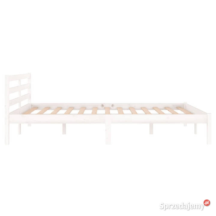 Rama łóżka biała lite drewno sosnowe 140x200 Warszawa