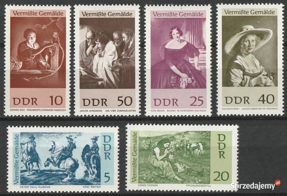 NIEMCY NRD DDR VERMISTE GEMALDE CZYSTE Łódź