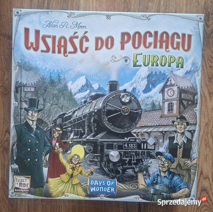 Wsiąść do pociągu Europa gra planszowa rodzinna Rodzinne Zielona Góra