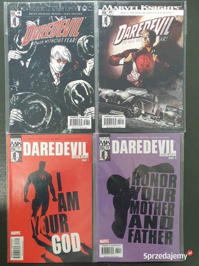 Marvel Knights Daredevil kolekcja 35 komiksów Amerykańskie Komiksy pomorskie Gdynia
