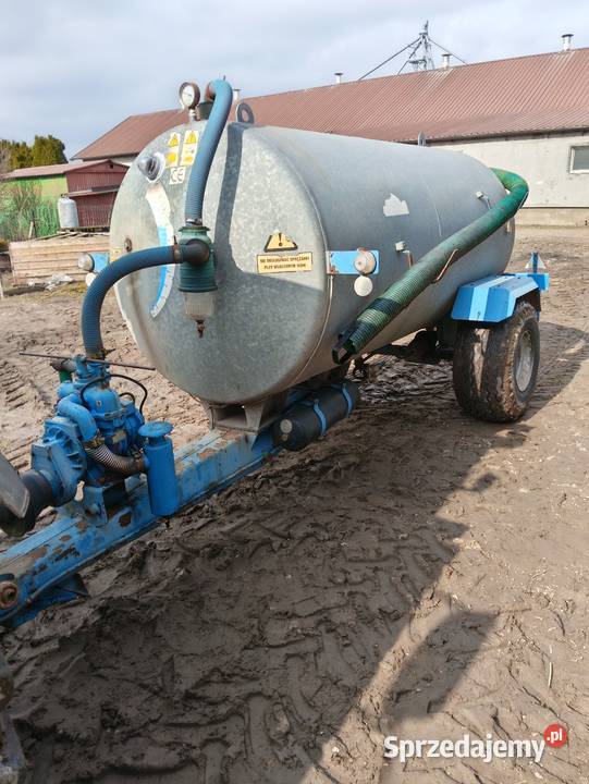 Beczkowóz Pomot Chojna Wóz Asenizacyjny 4000L nieuszkodzony Elgnowo sprzedam