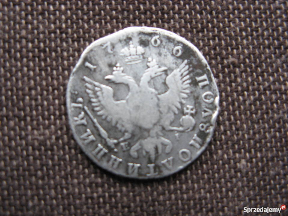 moneta Półpołtinnik 1766r ROSJA Katarzyna II Szczecin sprzedam