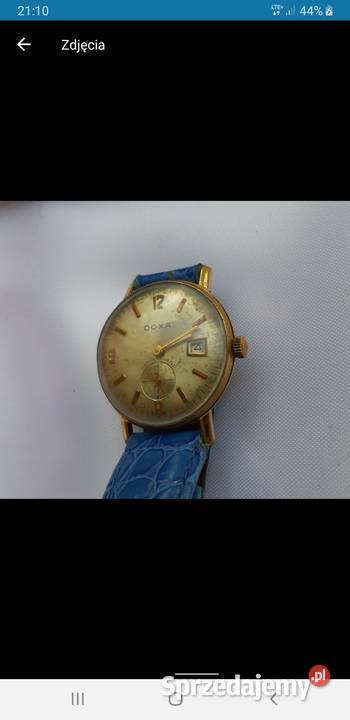 DOXA ZŁOTY ZEGAREK 38mm zabytkowy swiss made mazowieckie Podkowa Leśna