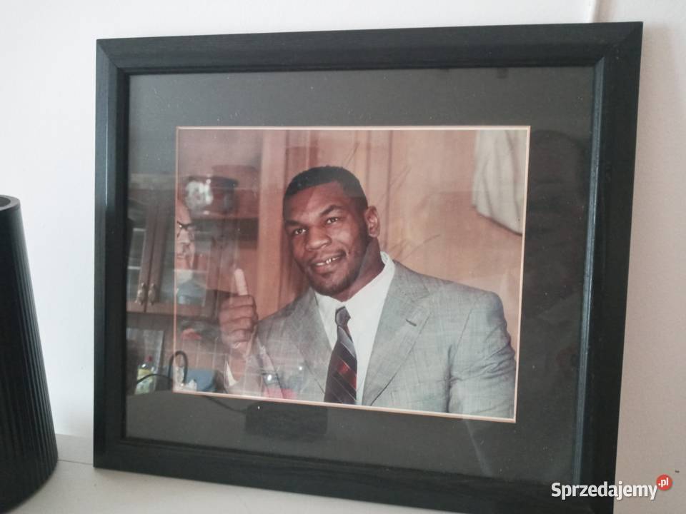 Sprzedam zdjęcie z autografem Mike Tyson śląskie