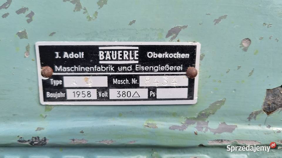 WYRÓWNIARKA bauerle 400mm 4noże pomorskie Karsin sprzedam