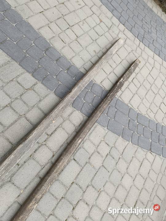 2x zabytkowy dyszel do wozu konnego 36 m okucie Pozostałe Przeworsk
