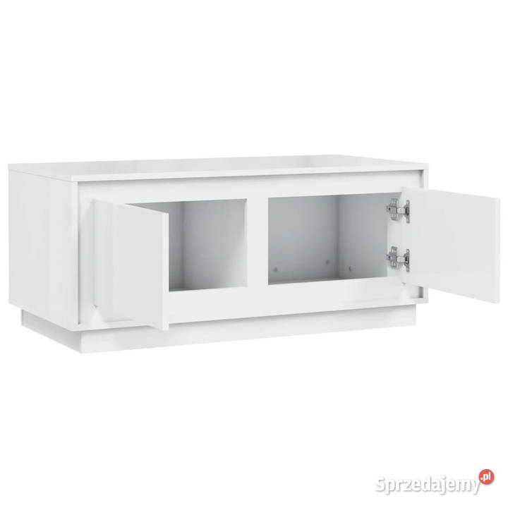 Stolik kawowy biały o wysokim połysku 102x50x44 Warszawa