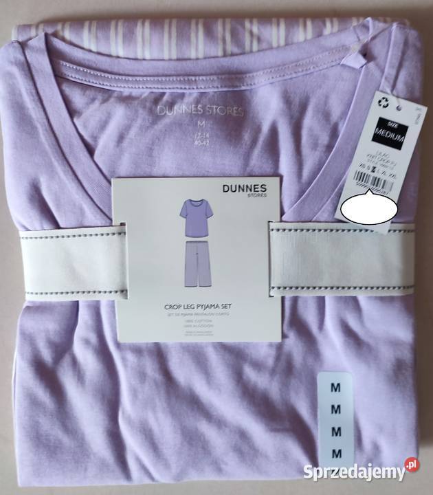 Piżama krótki rękaw r M 4042 Dunnes stores