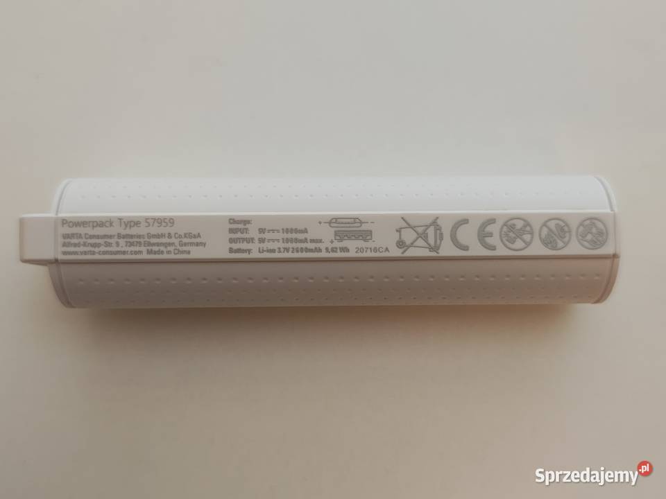 VARTA mini powerbank około 2000 mAh kabelek Pozostałe mazowieckie Siedlce