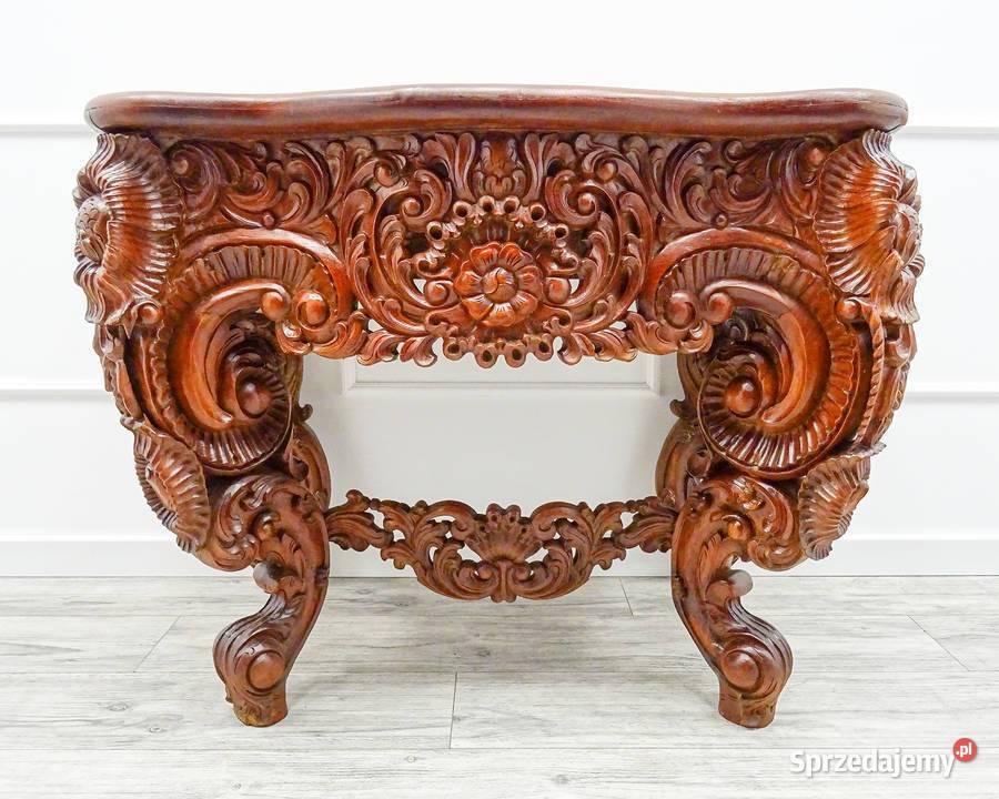 Stylowa KOMODA drewniana ROCOCO PALISANDER 82cm Kalisz sprzedam