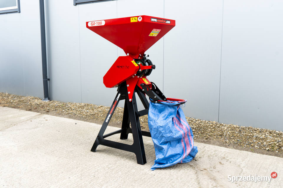 Gniotownik REMET GX-100 == śrutownik do zboza kukurydzy model2026
