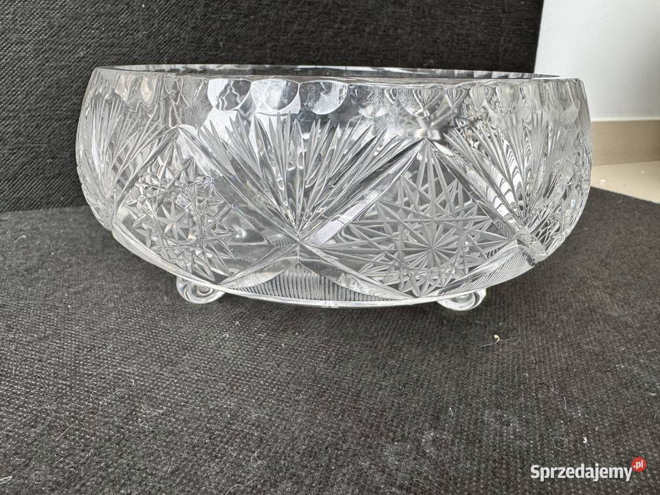 Kryształ miska kryształowa misa naczynie szklane Porcelana i szkło Garwolin