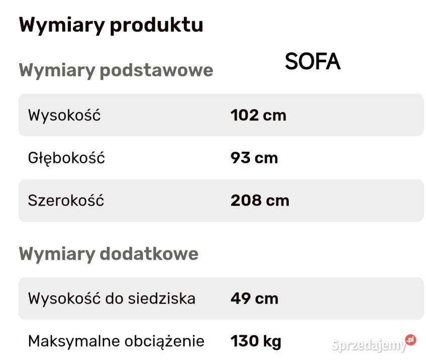 SOFA z funkcją relaksu Sofy i kanapy