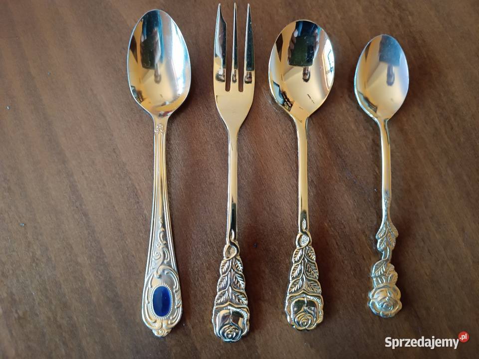 Zestaw 8 z łyżeczki i 3 z widelce deserowe Szczyrk