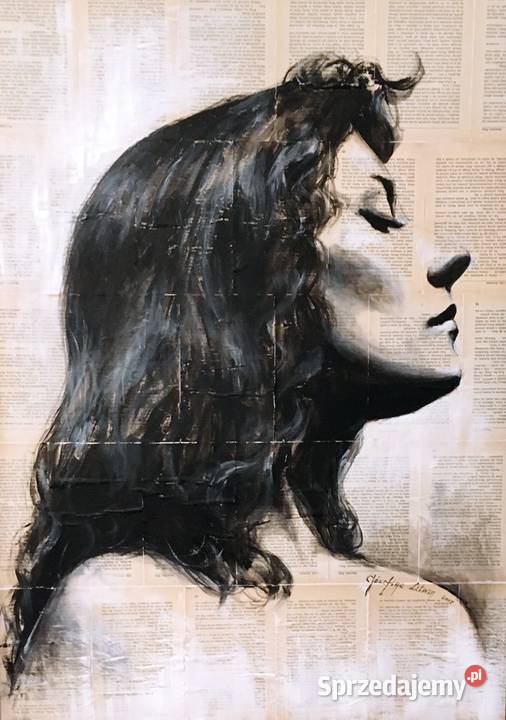 Portret kobieta POŚWIATOWSKA duży nowoczesny