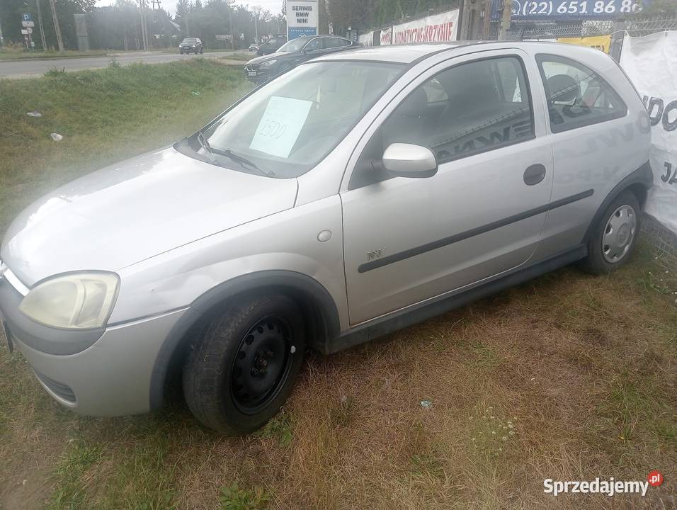 Opel Corsa C nieuszkodzony mazowieckie Milanówek