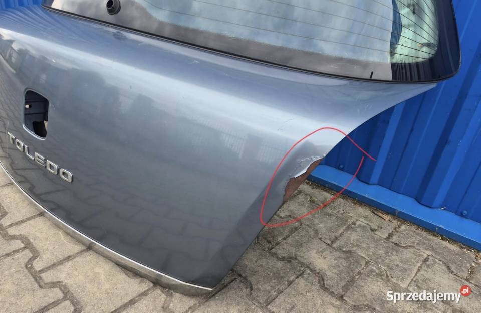 GOŁA KLAPA BAGAŻNIKA Z SZYBĄ SEAT TOLEDO III 3 osobowe Działoszyce sprzedam
