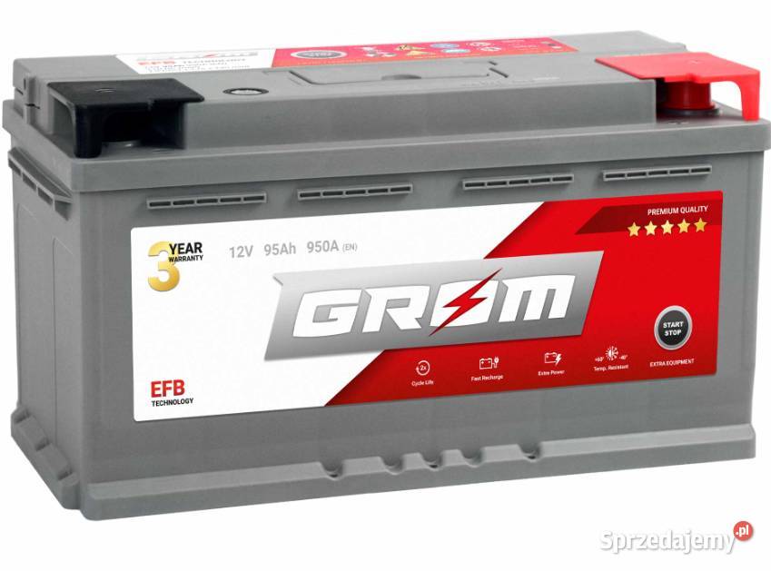 Akumulator 95Ah 950A GROM EFB STARTSTOP Siedlce