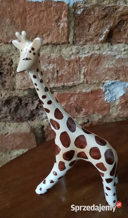 Figurka porcelanowa  żyrafa Możdżeń Wawel PRL unikat