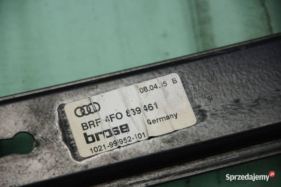 PODNOŚNIK SZYBY LT AUDI A6 4F0839461 osobowe Lipno sprzedam