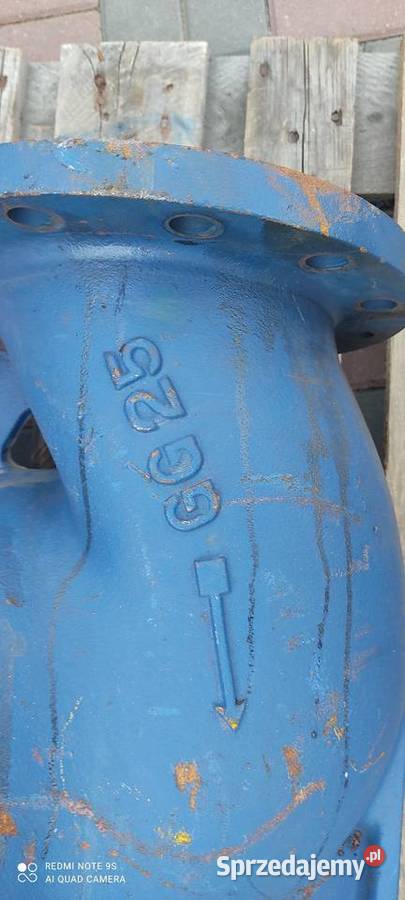 zawór kulowy zwrotny KSB BOAH GG25 PN16 DN200 Nowy Tomyśl
