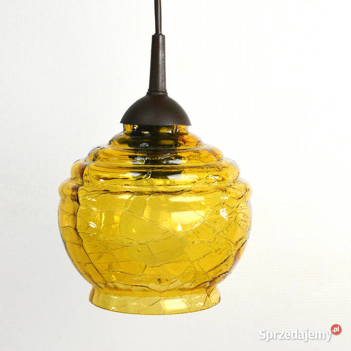 Modernistyczna lampa wisząca Polska lata 702 Warszawa
