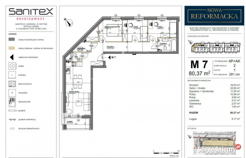 Nowa Reformacka Nowa era komfortu w sercu Chełma Chełm sprzedam