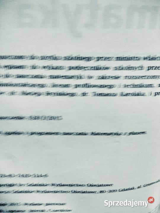 Matematyka 3 GWO rozszerzenie Warszawa