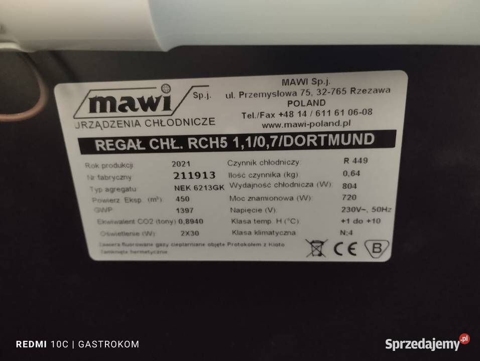 Regał chł Mawi RCH5 Dortmund 1107