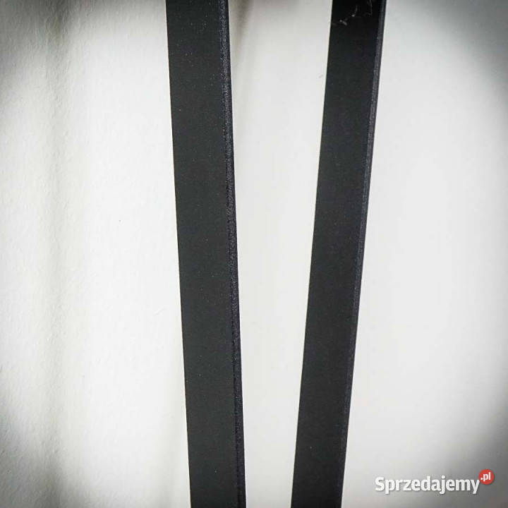 Noga HAIRPIN z płaskownika podwójna 40 CZARNA świętokrzyskie Chmielnik