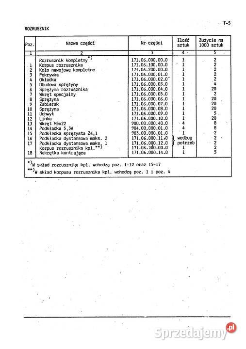 Dezamet silnik typ 171 instrukcja i katalog Książki i Podręczniki Stalowa Wola