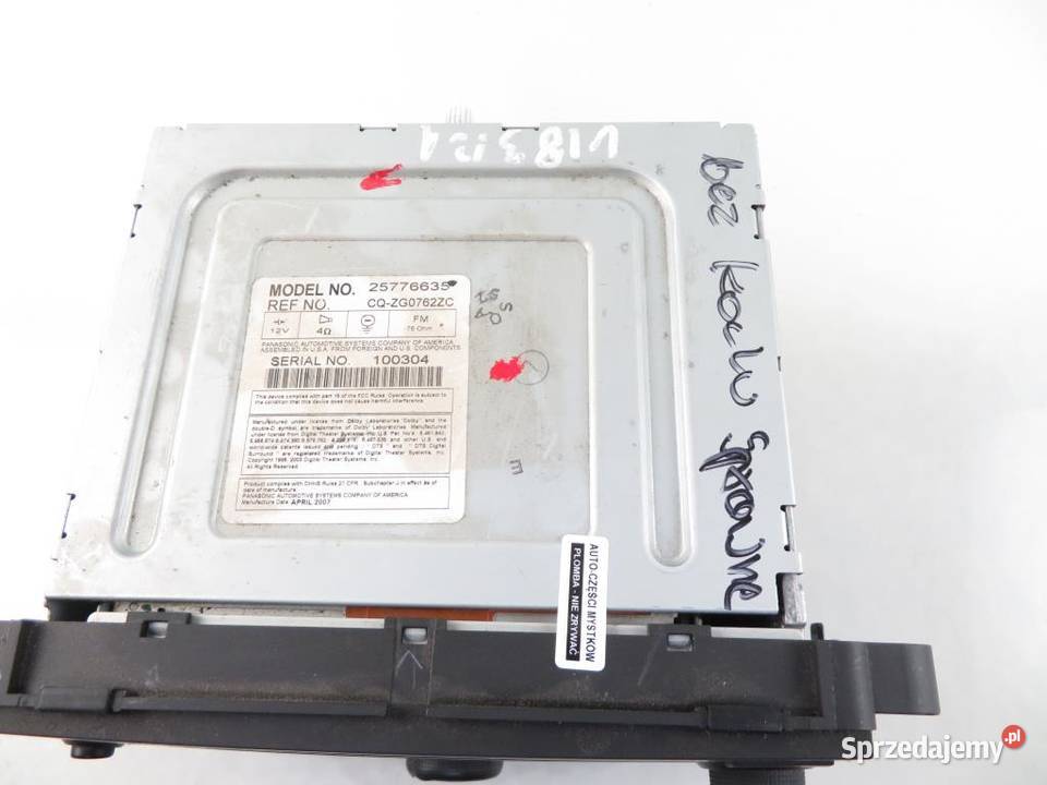 RADIO GMC ACADIA 25776635