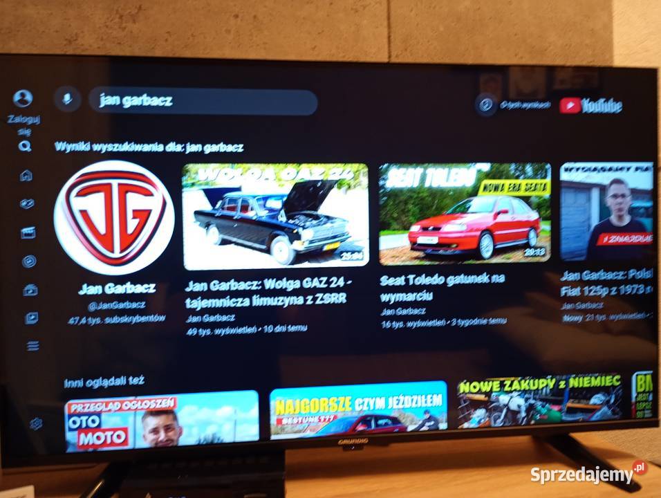 Telewizor LED Grundig 43 cale z Androidem Smart Nakło nad Notecią