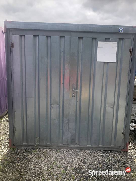 Aluminiowy Kontener 9 DV zamykane podwójne drzwi Magazynowanie Warszawa